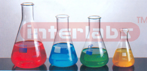 FLASKS, ERLENMEYER, NARROW MOUTH, BOROSILICATE GLASS